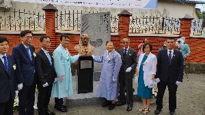 В Уссурийске открыли памятник герою борьбы за  независимость Кореи Чхве Джэ Хену