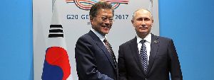 Встреча президента Республики Корея Мун Чжэ Ина с российскими соотечественниками в г. Владивостоке